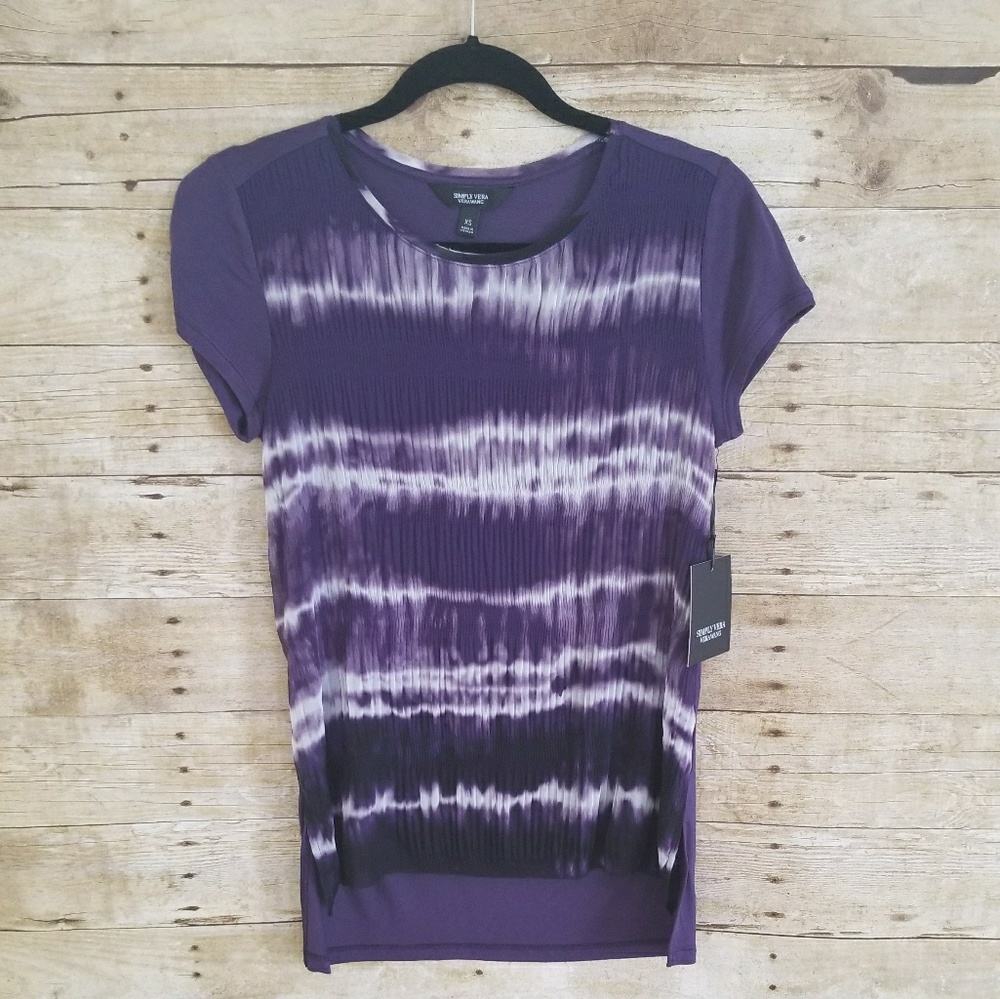 Simply Vera Short Sleeve Top (sz XS)